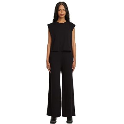 G-STAR Mono de mujer de doble capa de pierna ancha, negro (dk black -B771-6484), XS G-STAR Mono de mujer de doble capa de pierna ancha, negro (dk black -B771-6484), XS