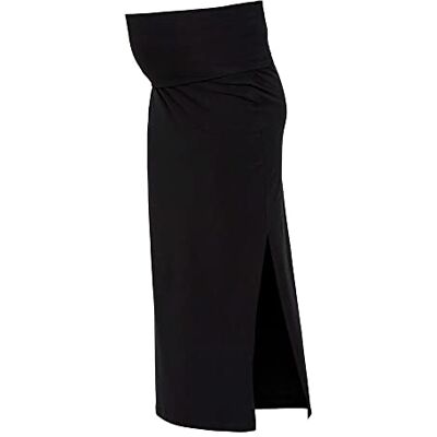 MAMALICIOUS _NOS Mlemma Tube Falda Maxi para Mujer, Negro, XL MAMALICIOUS _NOS Mlemma Tube Falda Maxi para Mujer, Negro, XL