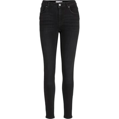 Vila VISARAH WU01 RW Skinny Jeans/SU-Noos, Black Denim, M/30 De Las Mujeres Vila VISARAH WU01 RW Skinny Jeans/SU-Noos, Black Denim, M/30 De Las Mujeres