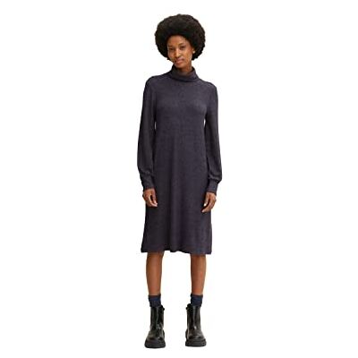 TOM TAILOR Vestido con Cuello Alto para Mujer TOM TAILOR Vestido con Cuello Alto para Mujer
