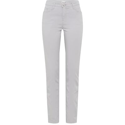 BRAX Style Mary Pantalones de Cinco Bolsillos en algodón Veraniego, 09 Light Grey, 27W x 30L BRAX Style Mary Pantalones de Cinco Bolsillos en algodón Veraniego, 09 Light Grey, 27W x 30L