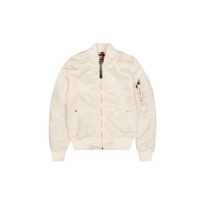 Alpha MA-1 VF Light Bomber Chaqueta para mujer Vintage White XL Alpha MA-1 VF Light Bomber Chaqueta para mujer Vintage White XL