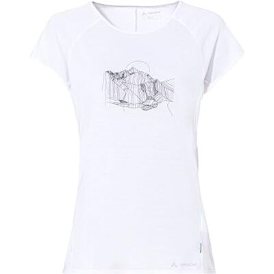 VAUDE Women's Tekoa T-Shirt II Camiseta, Blanco y Morado, 34 Mujeres VAUDE Women's Tekoa T-Shirt II Camiseta, Blanco y Morado, 34 Mujeres