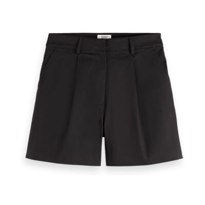 Scotch & Soda Abott Chino Shorts, Pantalones Cortos Mujer, Negro, 32W Scotch & Soda Abott Chino Shorts, Pantalones Cortos Mujer, Negro, 32W