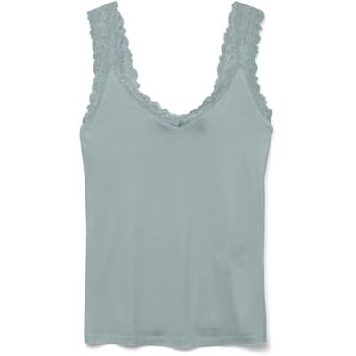 VERO MODA VMROSA SL Top GA JRS Noos, Gray Mist, XS VERO MODA VMROSA SL Top GA JRS Noos, Gray Mist, XS