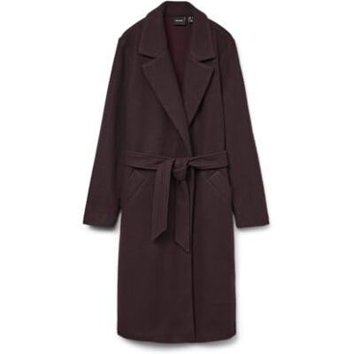 VERO MODA Vmfortuneaya Long Coat Ga Noos, Winetasting., S VERO MODA Vmfortuneaya Long Coat Ga Noos, Winetasting., S