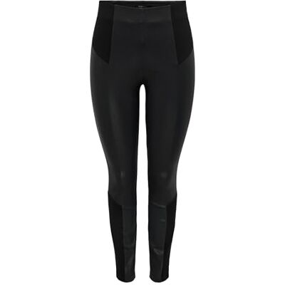 ONLY Onlclaremont-Mallas de inserción, Color Leggings, Negro 1, MW x 32L para Mujer ONLY Onlclaremont-Mallas de inserción, Color Leggings, Negro 1, MW x 32L para Mujer