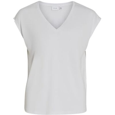 Vila Top de Manga Corta para Mujer VIMODALA con Cuello en v Vila Top de Manga Corta para Mujer VIMODALA con Cuello en v