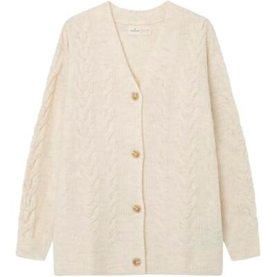 SPRINGFIELD Jersey de Punto para Mujer, Marfil, S SPRINGFIELD Jersey de Punto para Mujer, Marfil, S