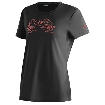 maier sports Wilma Print Camiseta de Manga Corta para Mujer, diseño Estampado maier sports Wilma Print Camiseta de Manga Corta para Mujer, diseño Estampado