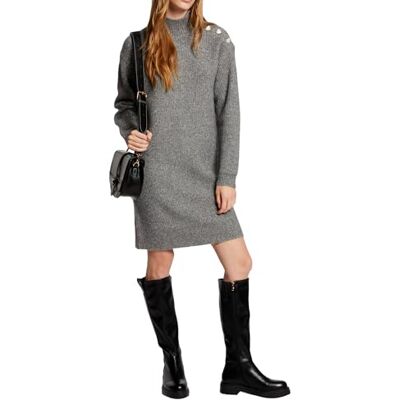Morgan Vestido, Gris Oscuro, M para Mujer Morgan Vestido, Gris Oscuro, M para Mujer