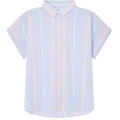 SPRINGFIELD SPRINGFILED, Mujer, Blusa Básica Algodón, Light Blue, 36 SPRINGFIELD SPRINGFILED, Mujer, Blusa Básica Algodón, Light Blue, 36