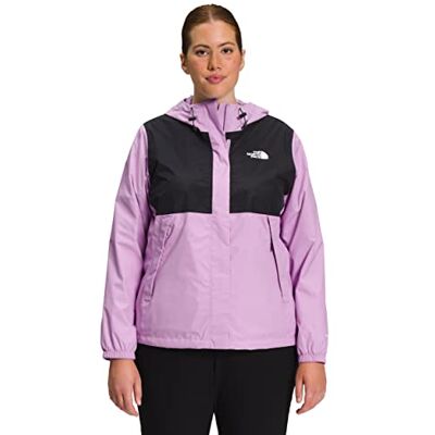THE NORTH FACE Antora Chaqueta, TNF Black-Lupine, XXL para Mujer THE NORTH FACE Antora Chaqueta, TNF Black-Lupine, XXL para Mujer