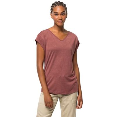 Jack Wolfskin Coral Coast T W Camiseta de Manga Corta, Apple Butter, S, Apple Butter, S Jack Wolfskin Coral Coast T W Camiseta de Manga Corta, Apple Butter, S, Apple Butter, S
