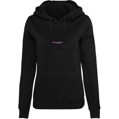 Tee Sudadera con Capucha de Las Mujeres, 65% Algodón 35% Poliéster, Negro, S Tee Sudadera con Capucha de Las Mujeres, 65% Algodón 35% Poliéster, Negro, S