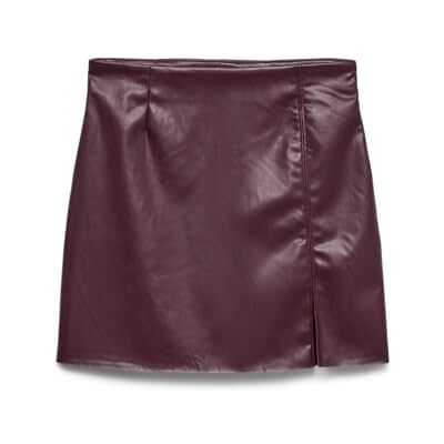 VERO MODA Vmnelly HR Short Pl Skirt Noos, Winetasting., S VERO MODA Vmnelly HR Short Pl Skirt Noos, Winetasting., S