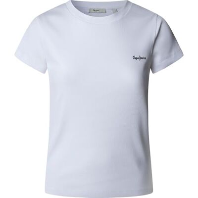Pepe Jeans London Merida Camisa de Mujer de Ajuste Regular de Algodón con Botones, Lavado Azul Pepe Jeans London Merida Camisa de Mujer de Ajuste Regular de Algodón con Botones, Lavado Azul