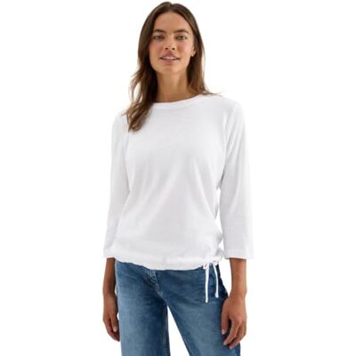 Cecil Damen Slub Shirt Mit Rundhals Camiseta flameada con Cuello Redondo Mujer (Pack de 1) Cecil Damen Slub Shirt Mit Rundhals Camiseta flameada con Cuello Redondo Mujer (Pack de 1)