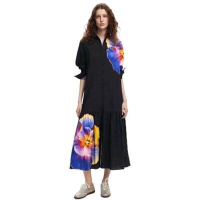 Desigual Vestido de Manga Larga para Mujer Vestido Mujer Desigual Vestido de Manga Larga para Mujer Vestido Mujer