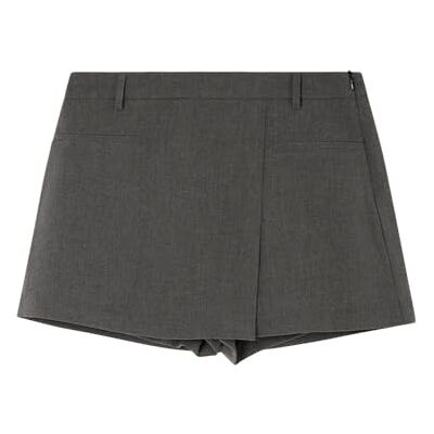 SPRINGFIELD Skort Tailoring Skirts, Grey, S para Mujer SPRINGFIELD Skort Tailoring Skirts, Grey, S para Mujer