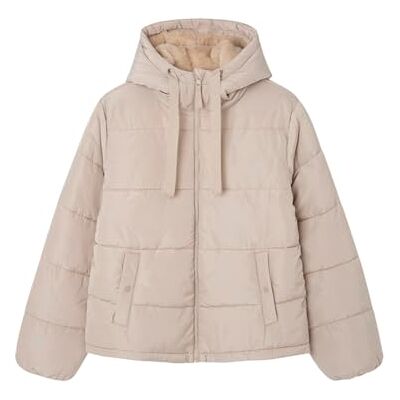 SPRINGFIELD Chaqueta para Mujer, Beige Dorado, L SPRINGFIELD Chaqueta para Mujer, Beige Dorado, L