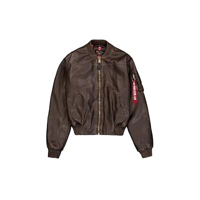 Alpha MA-1 FL Vintage Chaqueta bomber para mujer Vintage Brown XS Alpha MA-1 FL Vintage Chaqueta bomber para mujer Vintage Brown XS