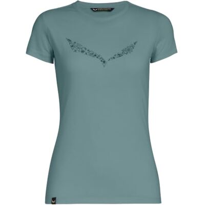 SALEWA Solid Dry W T-Shirt, 3XL, Willow SALEWA Solid Dry W T-Shirt, 3XL, Willow