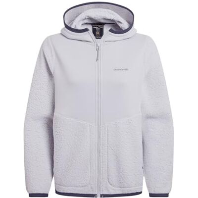 Craghoppers Telesto Chaqueta aislante de forro polar Borg con capucha para mujer, aprobada por DofE Craghoppers Telesto Chaqueta aislante de forro polar Borg con capucha para mujer, aprobada por DofE
