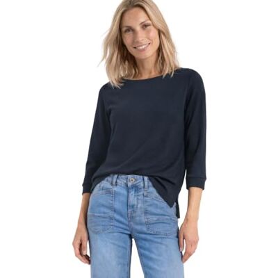Street One 3232241 Camiseta de Manga 3/4 con Cuello Barco Mujer (Pack de 1) Street One 3232241 Camiseta de Manga 3/4 con Cuello Barco Mujer (Pack de 1)