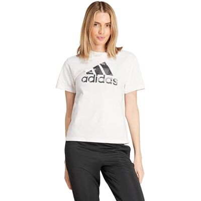 Adidas Mujer Camo Graphic tee, White, L Adidas Mujer Camo Graphic tee, White, L