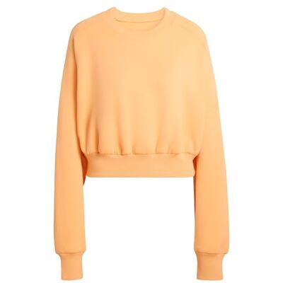 Adidas Donna Soft Lux Sweatshirt, Semi Ice Tangerine, M Adidas Donna Soft Lux Sweatshirt, Semi Ice Tangerine, M