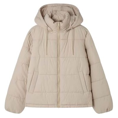 SPRINGFIELD Chaqueta Abullonada Básica Con Acolchado Reciclado, Bolsillos Ribeteados Con Botones Automáticos Y Capucha, Blanco, L SPRINGFIELD Chaqueta Abullonada Básica Con Acolchado Reciclado, Bolsillos Ribeteados Con Botones Automáticos Y Capucha, Blanco, L