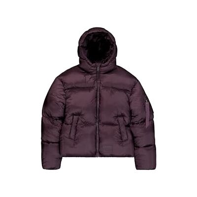 Alpha Cloud Puffer Chaqueta bomber para mujer Plum XS Alpha Cloud Puffer Chaqueta bomber para mujer Plum XS