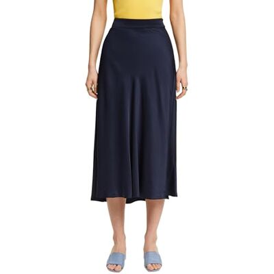 ESPRIT Falda para Mujer, Azul, 40 ESPRIT Falda para Mujer, Azul, 40