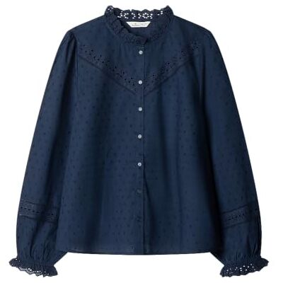 SPRINGFIELD Basic Romantic PLUMETTI L/S Shirt SPRINGFIELD Basic Romantic PLUMETTI L/S Shirt