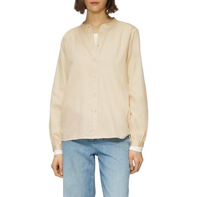 s.Oliver 2161031 Blusa de Manga Larga, Beige, 46 Mujeres s.Oliver 2161031 Blusa de Manga Larga, Beige, 46 Mujeres