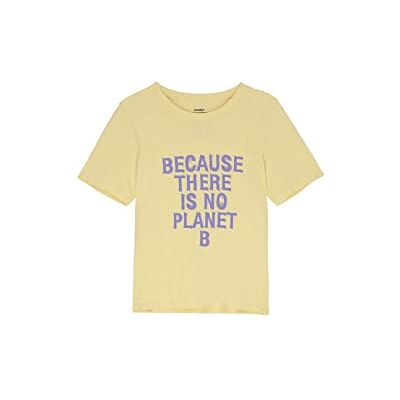 ECOALF Camiseta Mujer Ramialf, de Algodón Orgánico y Reciclado, con Cuello Redondo, Camiseta de Manga Corta, Transpirable y Cómoda, T-shirt, Talla M, Color Amarillo ECOALF Camiseta Mujer Ramialf, de Algodón Orgánico y Reciclado, con Cuello Redondo, Camiseta de Manga Corta, Transpirable y Cómoda, T-shirt, Talla M, Color Amarillo