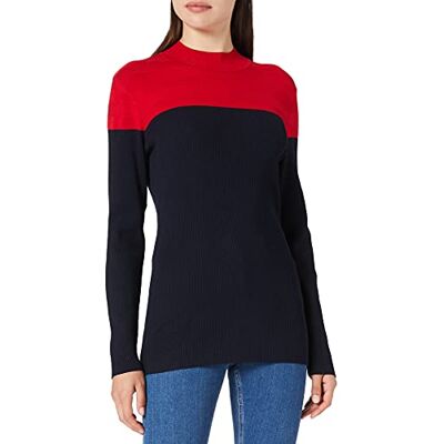 Morgan Jersey de manga larga con un cuello alto Rojo XS Morgan Jersey de manga larga con un cuello alto Rojo XS