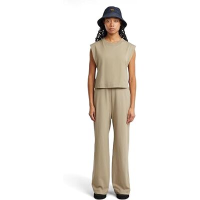 G-STAR , Mono de doble capa de pierna ancha para mujer G-STAR , Mono de doble capa de pierna ancha para mujer
