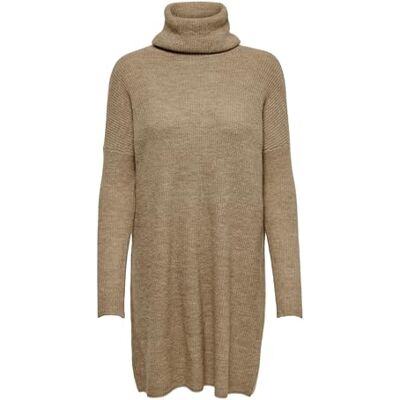 ONLY Vestido de Punto Femenino ONLJANA 1 Vestido Largo, Indian Tan, XL ONLY Vestido de Punto Femenino ONLJANA 1 Vestido Largo, Indian Tan, XL
