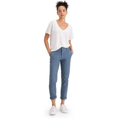 Dockers Women's Weekend Chino Slim Ankle Pants, Vintage Indigo, 31W Dockers Women's Weekend Chino Slim Ankle Pants, Vintage Indigo, 31W