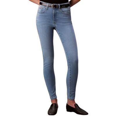 Calvin Vaqueros Mujer Skinny Light Cape Talle Medio, Azul (Light Cape), 26W/32L Calvin Vaqueros Mujer Skinny Light Cape Talle Medio, Azul (Light Cape), 26W/32L