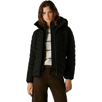 Pepe Jeans Chaqueta corta SANN para mujer, color negro (negro), talla M, negro (negro), M Pepe Jeans Chaqueta corta SANN para mujer, color negro (negro), talla M, negro (negro), M