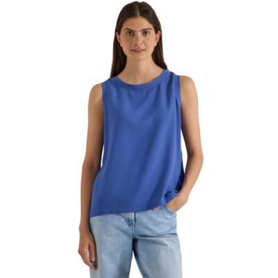 Cecil 3413436 Blusa con Cuello Redondo y Detalles Acanalados Mujer (Pack de 1) Cecil 3413436 Blusa con Cuello Redondo y Detalles Acanalados Mujer (Pack de 1)