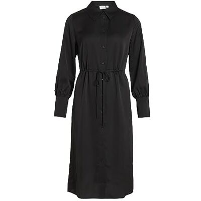Vila Viellette L/S Shirt Dress-Noos Vestido Blusa para Mujer Vila Viellette L/S Shirt Dress-Noos Vestido Blusa para Mujer