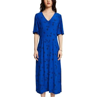 ESPRIT Vestido, 410/Bright Blue, 34 para Mujer ESPRIT Vestido, 410/Bright Blue, 34 para Mujer
