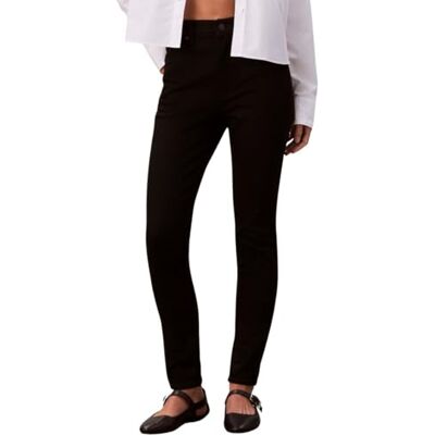Calvin Jeans CK Classic Jeans Ajustados de Talle Alto para Mujer, Color Negro (CK Negro clásico), SH27, Negro (CK Classic Black), 27W / 30L Calvin Jeans CK Classic Jeans Ajustados de Talle Alto para Mujer, Color Negro (CK Negro clásico), SH27, Negro (CK Classic Black), 27W / 30L