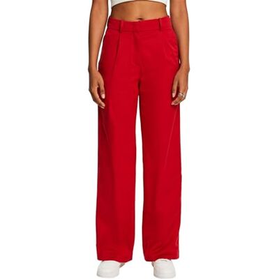 ESPRIT Pantalones, 610/Dark Red, 34 W/32 L para Mujer ESPRIT Pantalones, 610/Dark Red, 34 W/32 L para Mujer