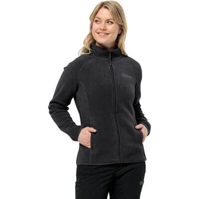 Jack Wolfskin Moonrise FZ Chaqueta para Mujer, Negro, XL Jack Wolfskin Moonrise FZ Chaqueta para Mujer, Negro, XL