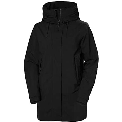 Helly Hansen W Victoria Mid Length Raincoat Black Womens S Helly Hansen W Victoria Mid Length Raincoat Black Womens S